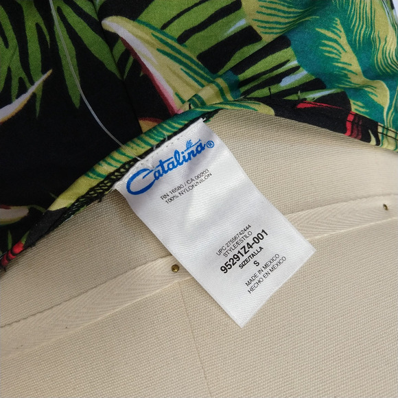 Vintage 90s Catalina Bikini Two Piece Swimsuit Size S NWT Tropical Hawaiian - Picture 10 of 11